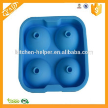 Verão Hot Selling Esfera Forma Ice Tool Silicone Ice Maker